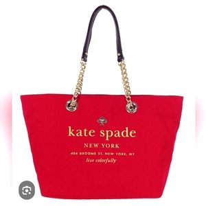 Kate Spade East Broadway Logo Canvas Tote